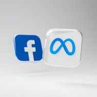 Meta ve Facebook logoları.