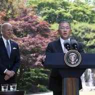 Amerika Birleşik Devletleri 46. Başkanı Joe Biden ve Hyundai Motor Group CEO'su Jaehoon Chang