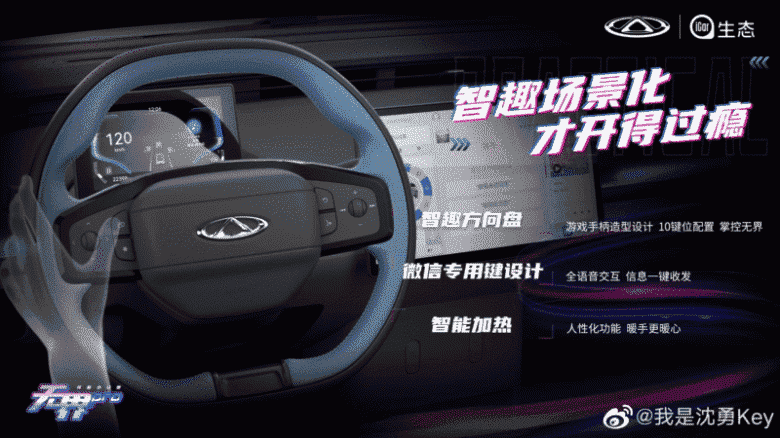 İki ekran, 408 km menzil, 95 hp güç  ve SoC Qualcomm 6155, 13,880 ABD doları karşılığında.  Chery QQ Wujie Pro kompakt elektrikli otomobil fiyatları açıklandı