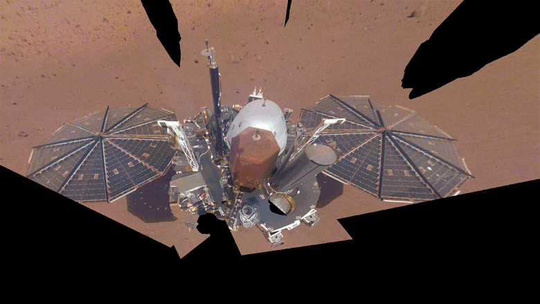 NASA'nın InSight probu, 'emeklilikten' önce Mars'tan veda özçekimi gönderiyor 