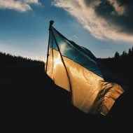 Ukrayna bayrağı.
