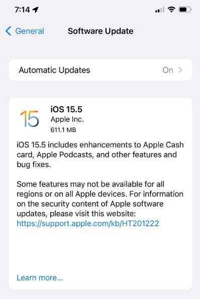 Apple, iOS 15.5'i yayınladı - Yeni özellikler, hata düzeltmeleri ve güvenlik yamaları: Apple, iOS 15.5 ve iPadOS 15.5'i yayınladı