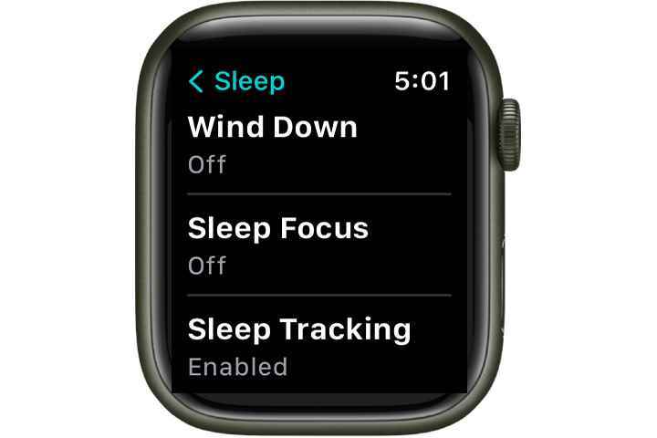 Apple Watch Yavaşlatma ve Uyku Odak kontrolleri.