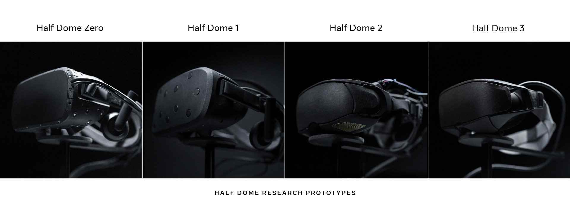 Half Dome'un farklı prototipleri