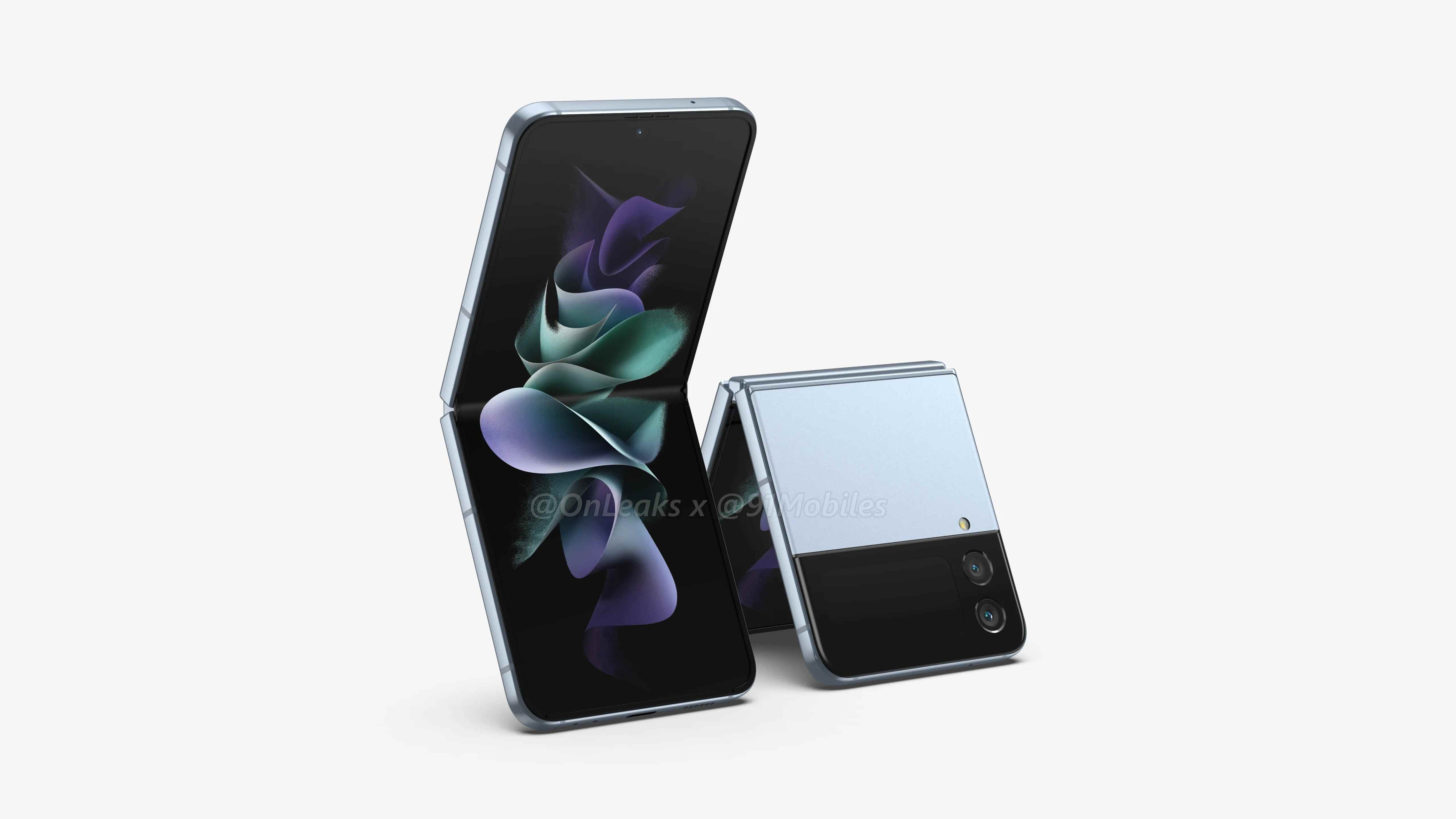 Sızan Galaxy Z Flip 4 render - Samsung'un stokunda 50 milyon satılmamış akıllı telefon var