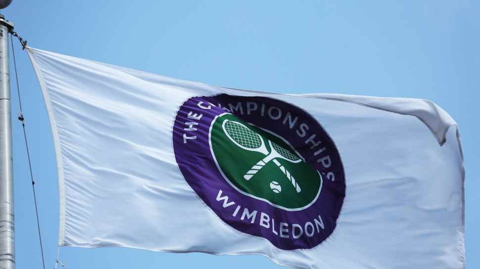 Wimbledon 2022 tenis bayrağı
