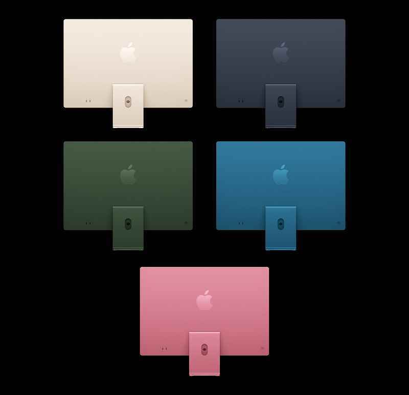 M2 iMac Konsept Renkleri
