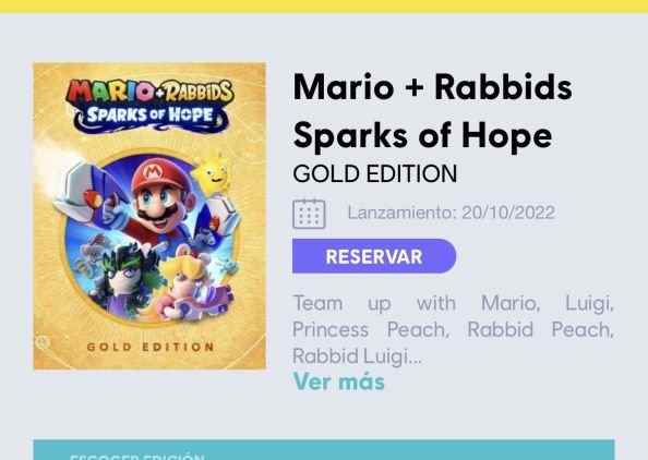 Mario + Rabbids: Sparks of Hope Gold Edition