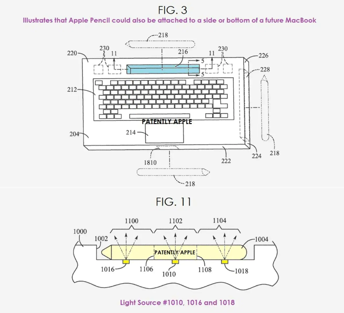 apple macbook kalem patenti 20220171474 patentlyapple apple macbook elma kalemi 