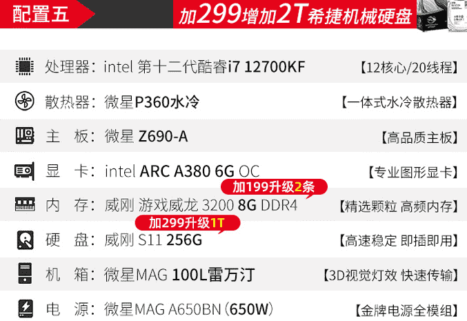 MSI, Intel Arc A380 grafik kartına sahip ilk bilgisayarı hazırlıyor - Çin'deki JD sitesinde çoktan göründü