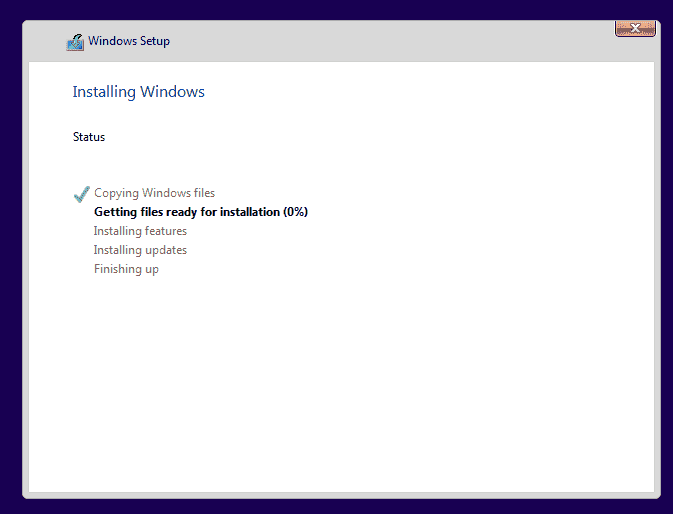 Windows 11 yükleme kopyalama dosyaları