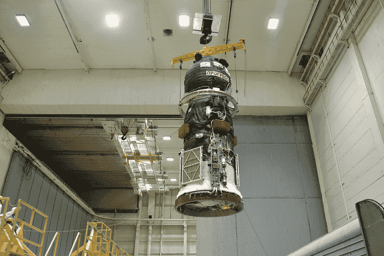 Progress MS-23 uzay aracı Baykonur'a ulaştı
