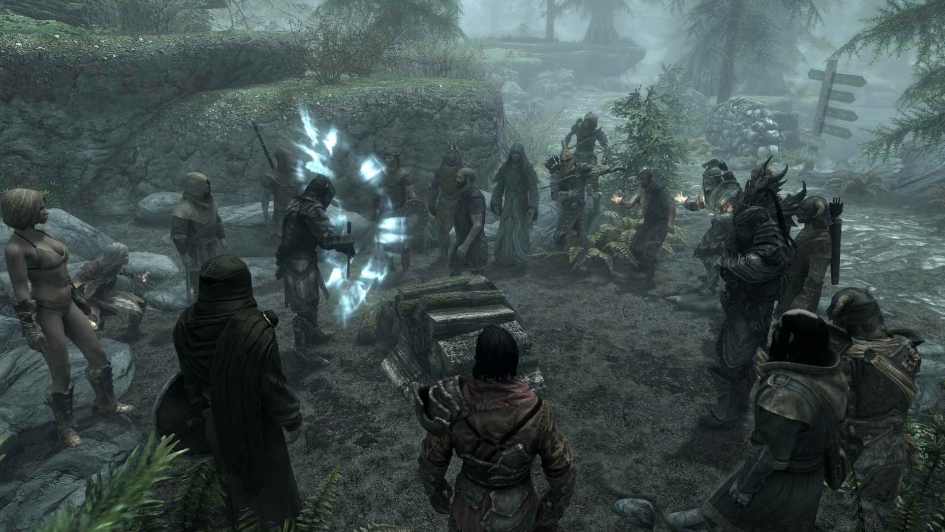 Skyrim Together Reborn'un ekran görüntüsü.