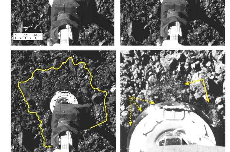 Çalışma, asteroit Bennu'nun yüzeyi ve yapısı hakkında yeni bilgiler sağlıyor