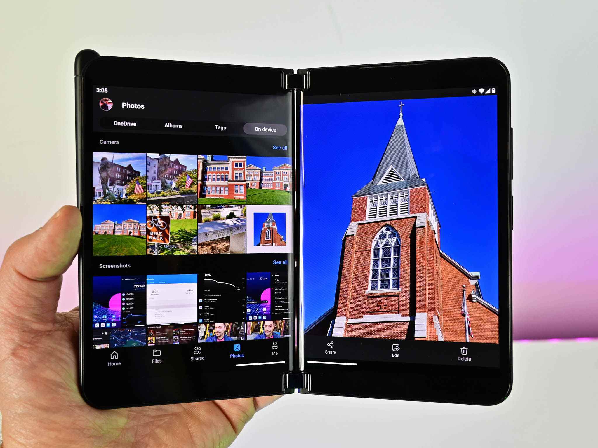 Surface Duo 2 Fotoğraf Uygulaması