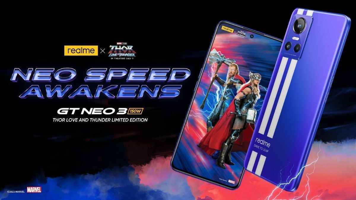 Thor: Love and Thunder Sınırlı Üretim Realme GT Neo 3 (150W) Hindistan'da Piyasaya Sürüldü: Fiyat, Özellikler