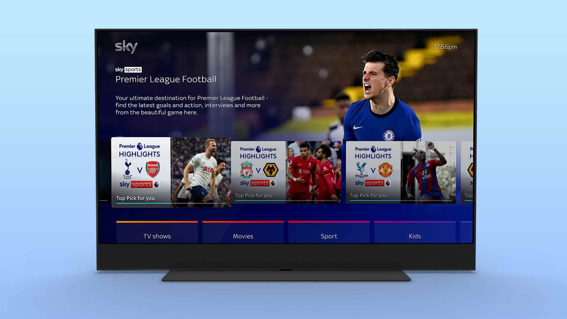 Premier Lig futbolunu gösteren Sky Glass TV