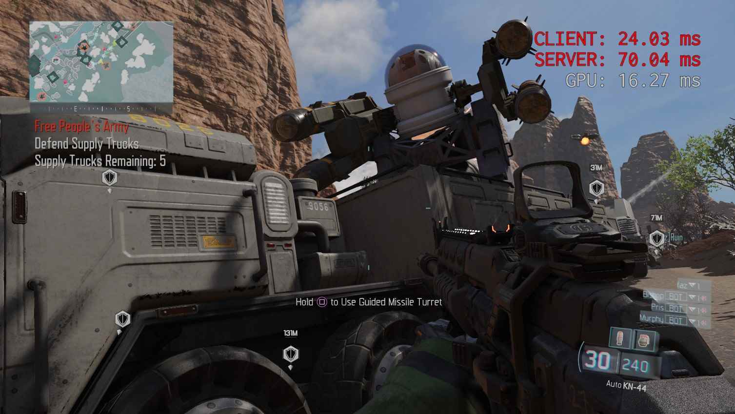 Call of Duty: Black Ops 4 işbirliği kampanyası harika olabilirdi: Call of Duty Black Ops 4 işbirliği kampanyasında bir oyuncu bir araca binmeye hazırlanıyor