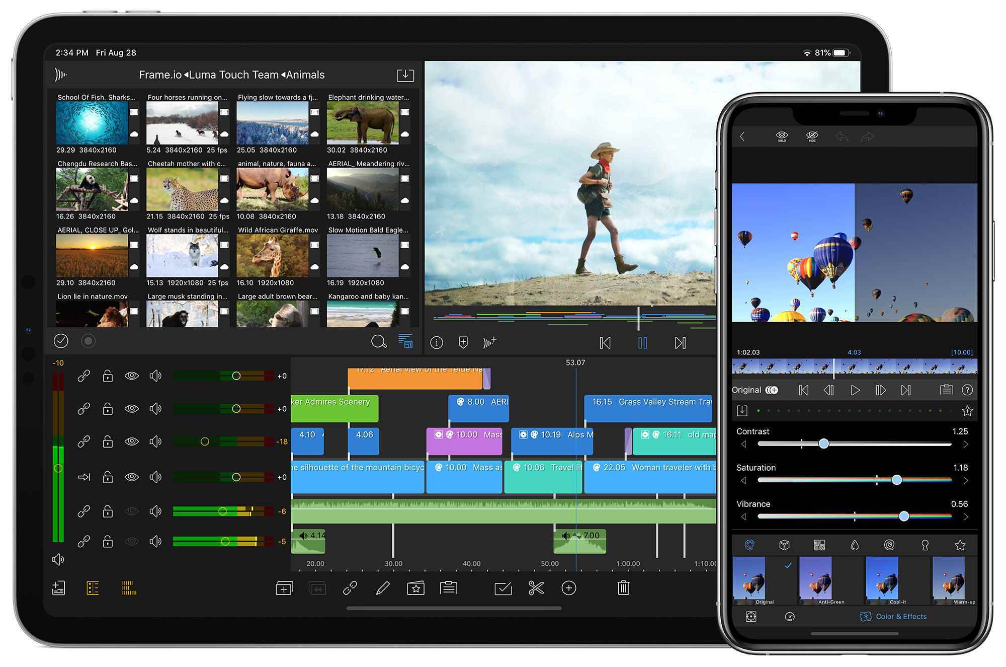 LumaFusion video düzenleyici bir iPad ve iPhone'a özel (şimdilik) - iPadOS 16'nın büyük yeni özelliğini açıklayan Galaxy Z Fold 4, Apple'ın iPad'ini tek bir alanda geride bırakıyor