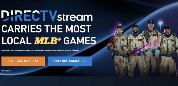 DirecTV Stream reklamında MLB.