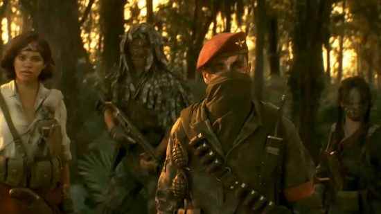 Call of Duty Warzone Sezon 5 çıkış tarihi pasifik: dört asker savaşa hazırlanırken ormanda duruyor