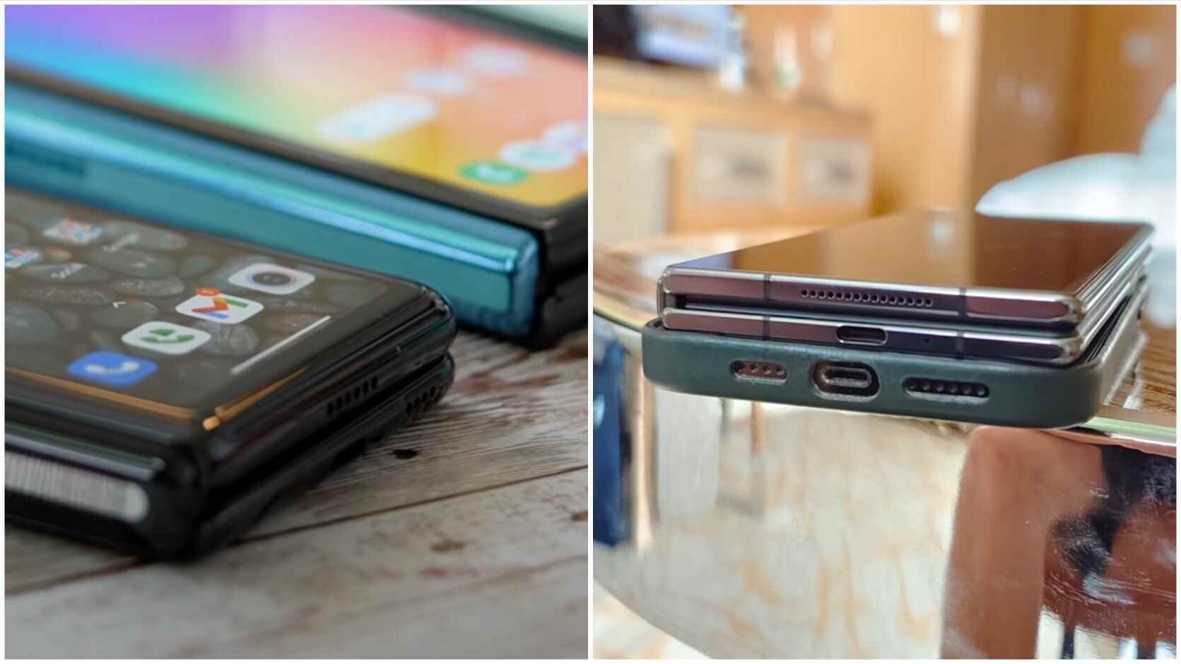 Kılıflı bir iPhone 13 Pro Max'in üzerine yerleştirilmiş Xiaomi Mix Fold 2021 (solda) ve Xiaomi Mix Fold 2 (sağda).  Görüntüler MrMobile ve Ben Sin'in izniyle.  Xiaomi'nin donanım bölümündeki ilerlemesi, telefonlar söz konusu olduğunda şimdiye kadar gördüğümüz en büyük nesil sıçramalarından biri.  - Xiaomi Mix Fold 2: Samsung'un katlanabilir telefonlardaki tekeli bitiyor mu?