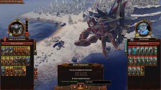 Total War Warhammer 3 Immortal Empires Cylostra oyuncuya karşı karşıya geliyor