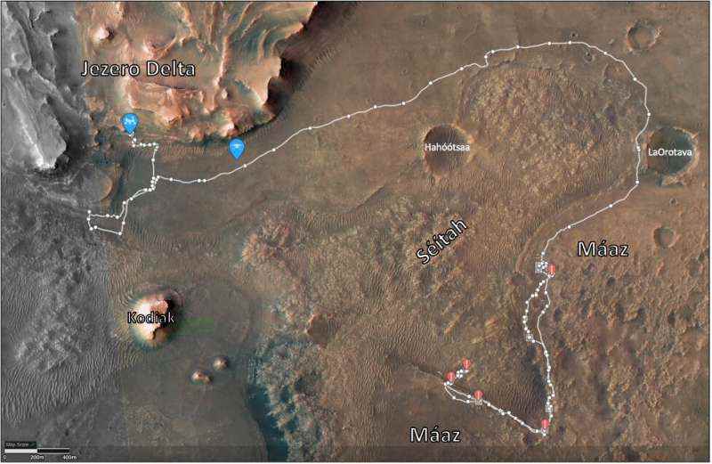 Azim gezgini, Mars'ın jeolojik ve su tarihine ilişkin önemli kayalık ipuçlarını alır