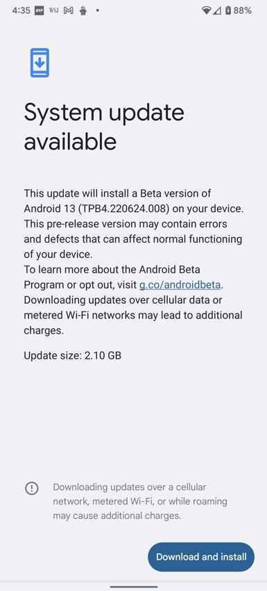 Android 13 beta 4.1, Pixel 6 Pro'ya yüklendi - Android 13 beta 4.1'i yüklemek, Pixel 6, Pixel 6 Pro'daki parmak izi tarayıcılarını düzeltir