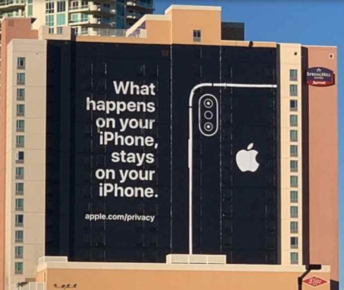 Apple, 2019'da Las Vegas'taki Tüketici Elektroniği Şovu karşısında iPhone gizliliğini teşvik ediyor - Apple'ın mobil reklamcılığa olan ilgisini gösteren daha fazla işaret ortaya çıkıyor
