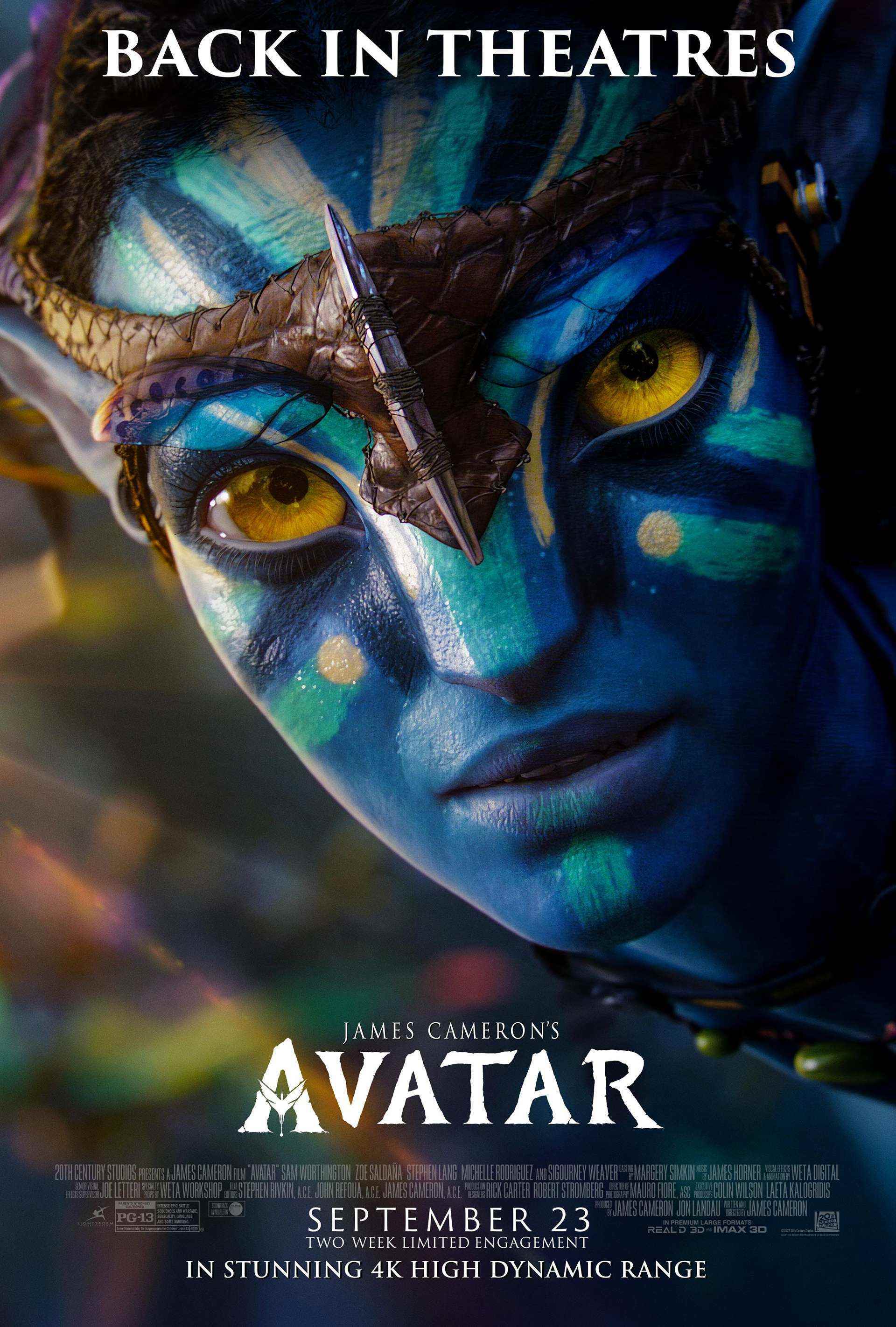avatar yeniden yayın afişi avatar filmi
