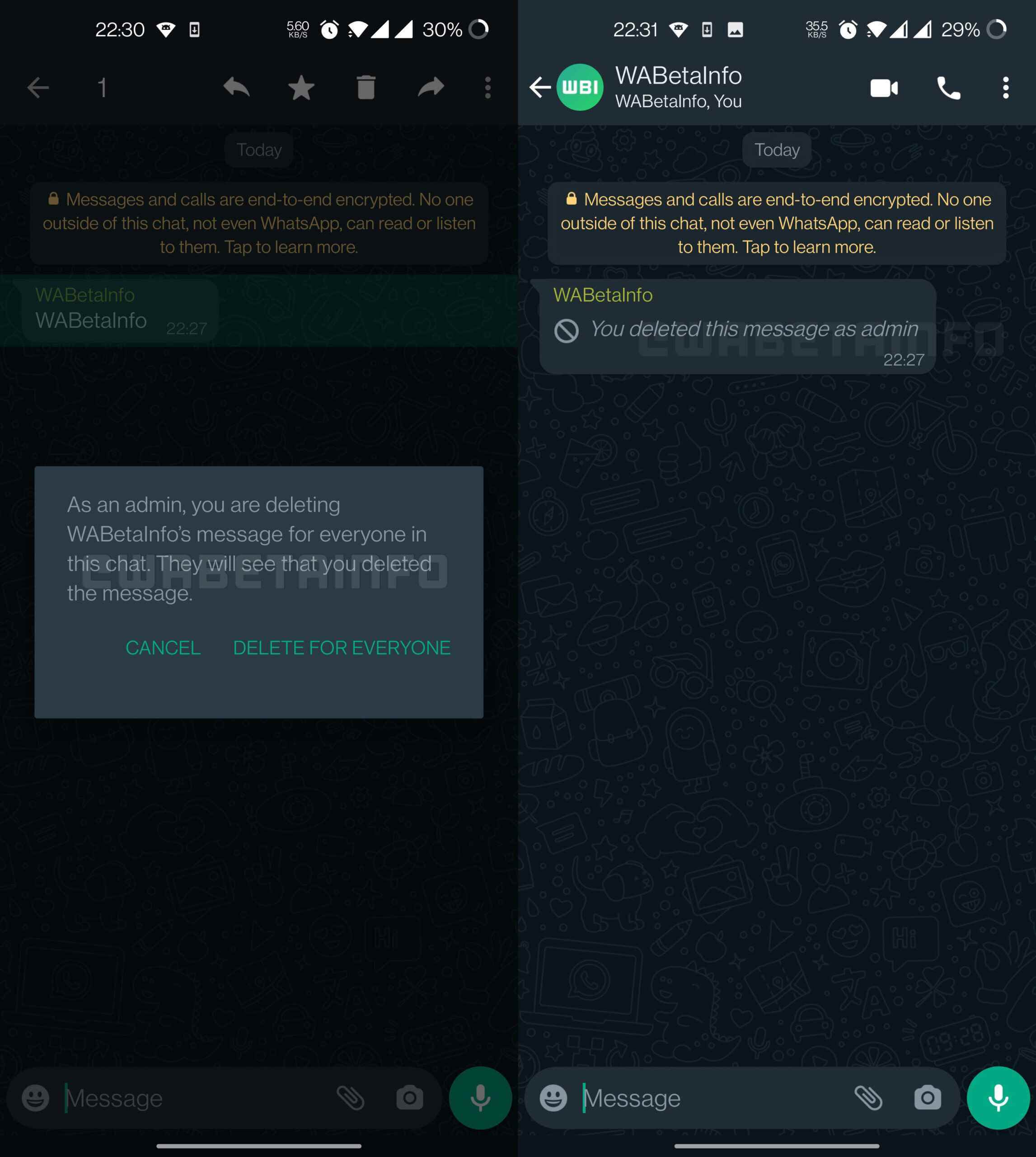 WhatsApp, grup yöneticileri için yeni bir özellik üzerinde çalışıyor
