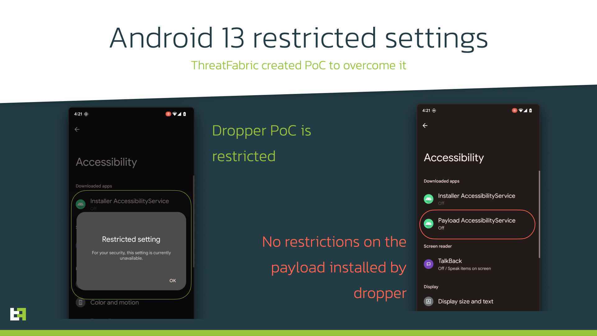 Yeni kötü amaçlı yazılım, en yeni Android 13 güvenlik özelliklerinden birini atlıyor