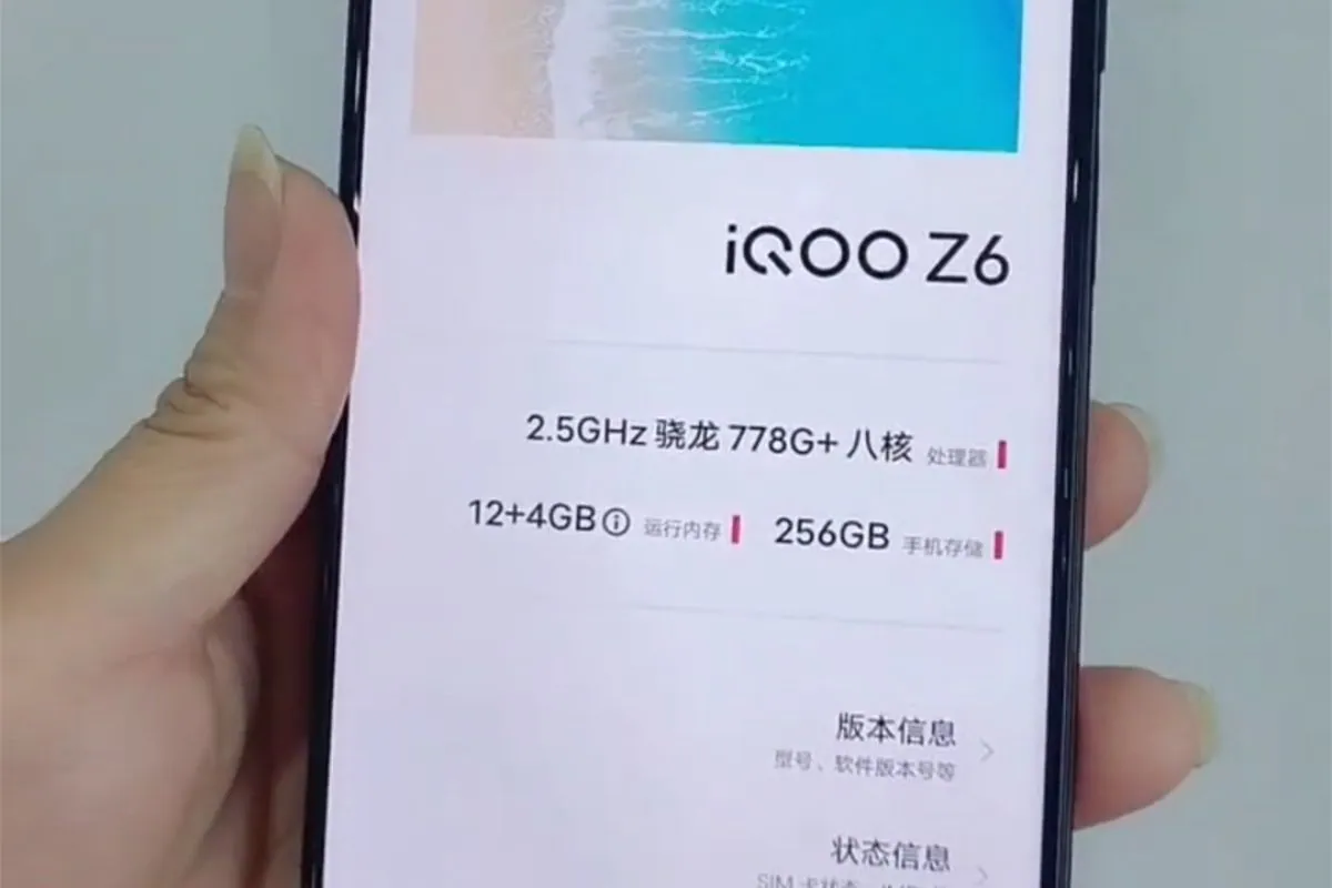 iqoo z6 serisi, weibo mengder dijital iQoo Z6'yı işler