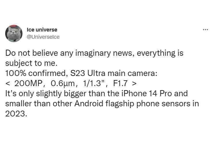 '%100 onaylandı' Galaxy S23 Ultra söylentisi, 200MP kamerasının ne kadar harika olacağını vurguluyor