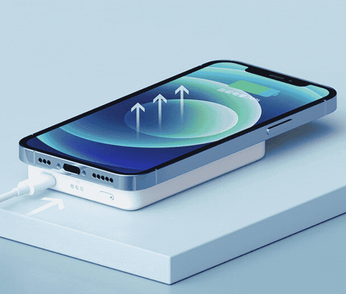2'si 1 arada: iPhone için Xiaomi kablosuz manyetik şarj ve harici pil tanıtıldı