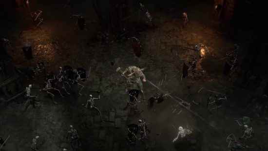 Diablo 4 Druid sınıfı: Druid oyun içi = iskeletlerle çevrili