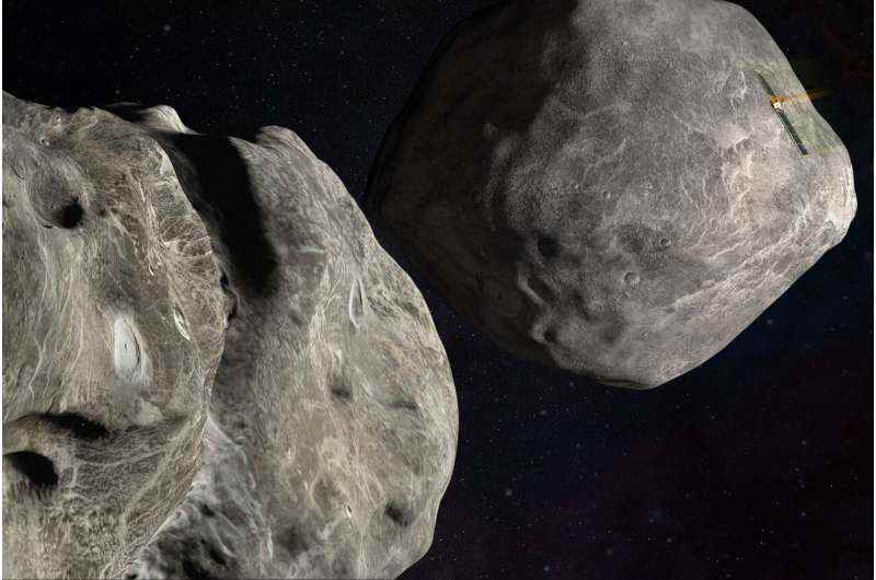 NASA uzay aracı kafa kafaya çarpışma için asteroit üzerinde kapanıyor
