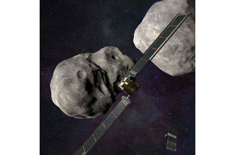 Bam!  NASA uzay aracı savunma testinde asteroide çarptı