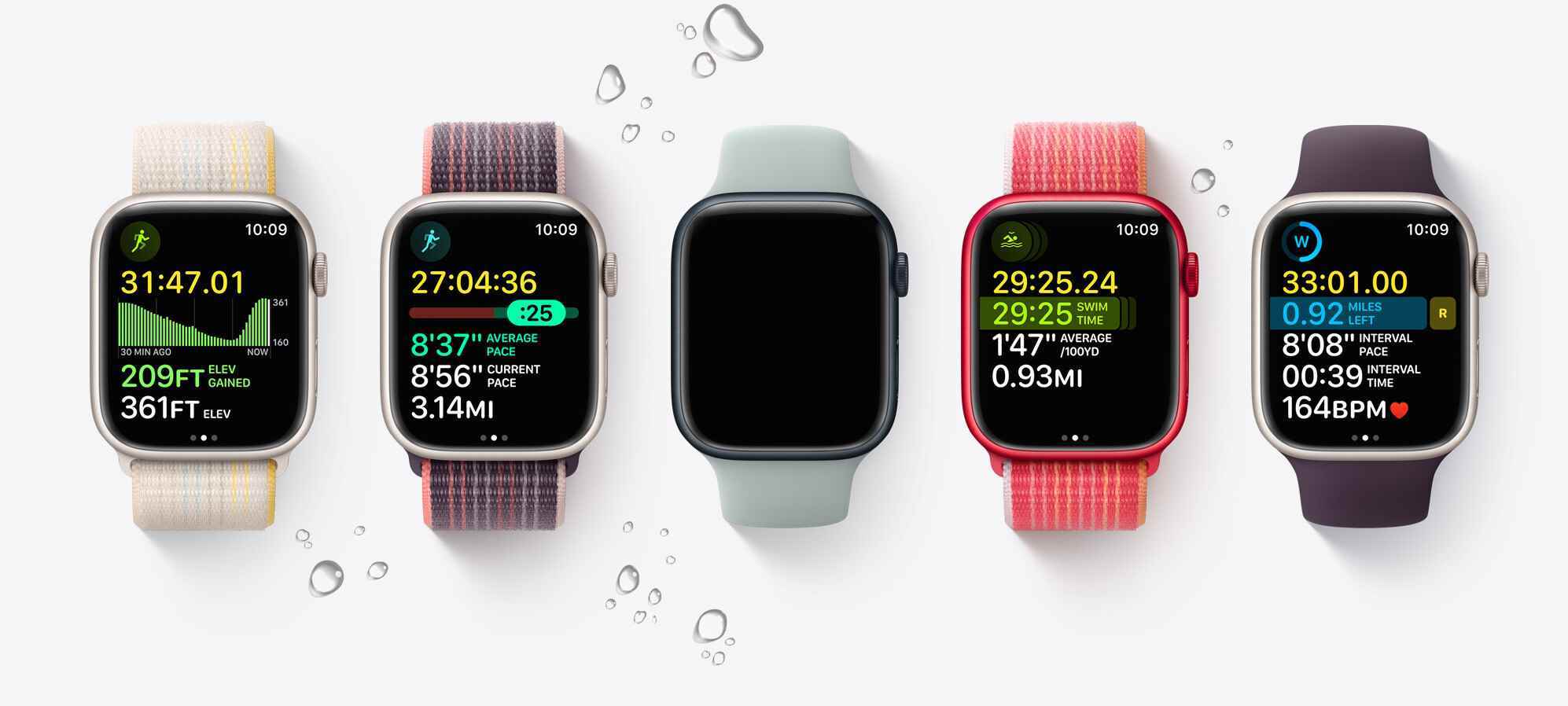 Apple Watch Series 8: Paslanmaz çelik ve alüminyum