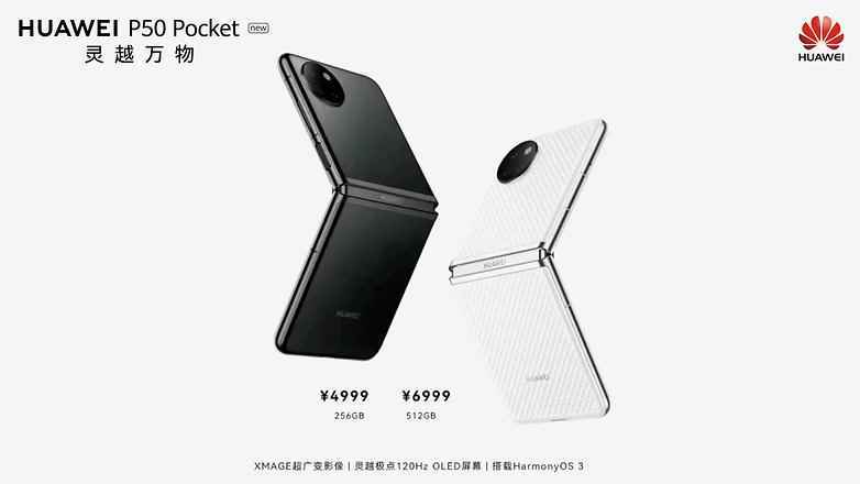 Yeni Sürümde Olası Huawei P50 Pocket.
