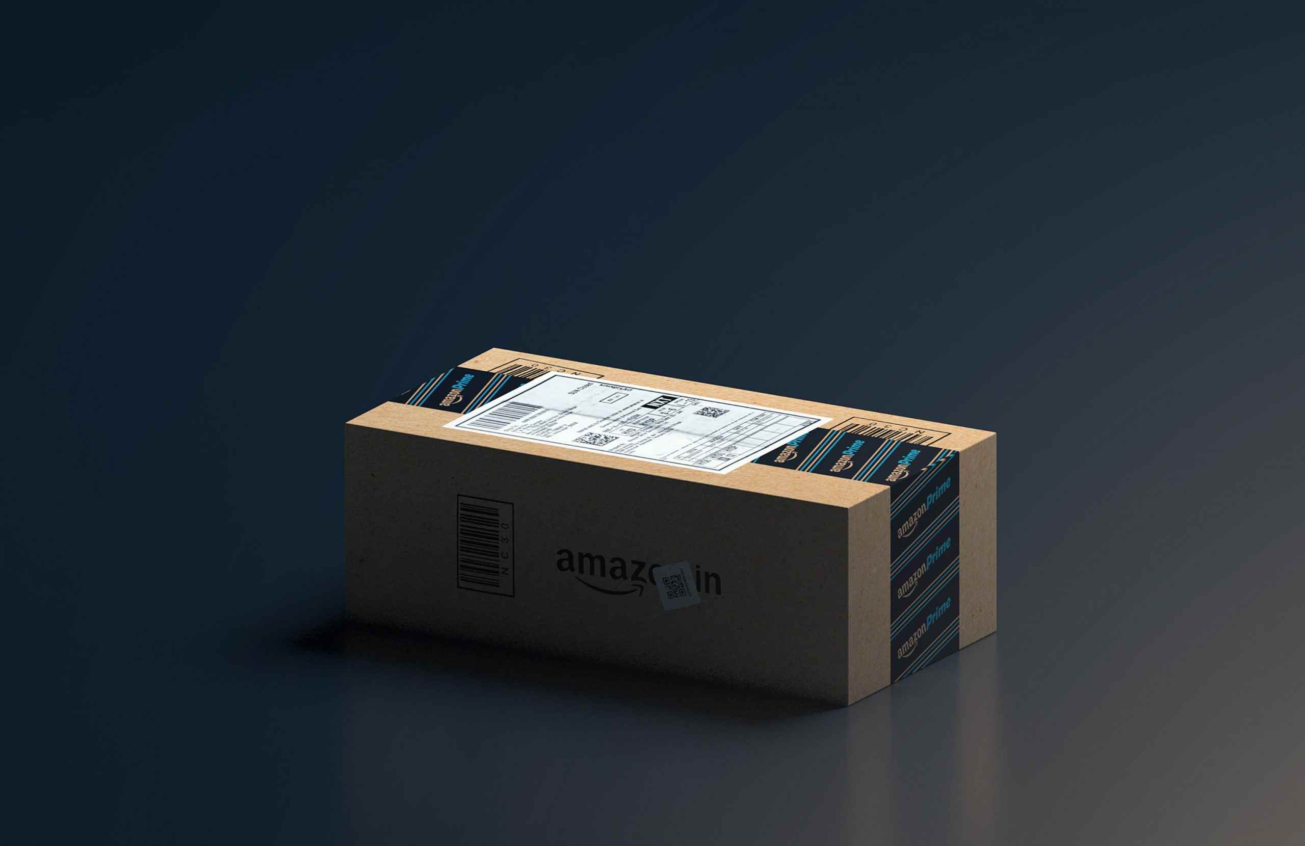 Bir Amazon paketi