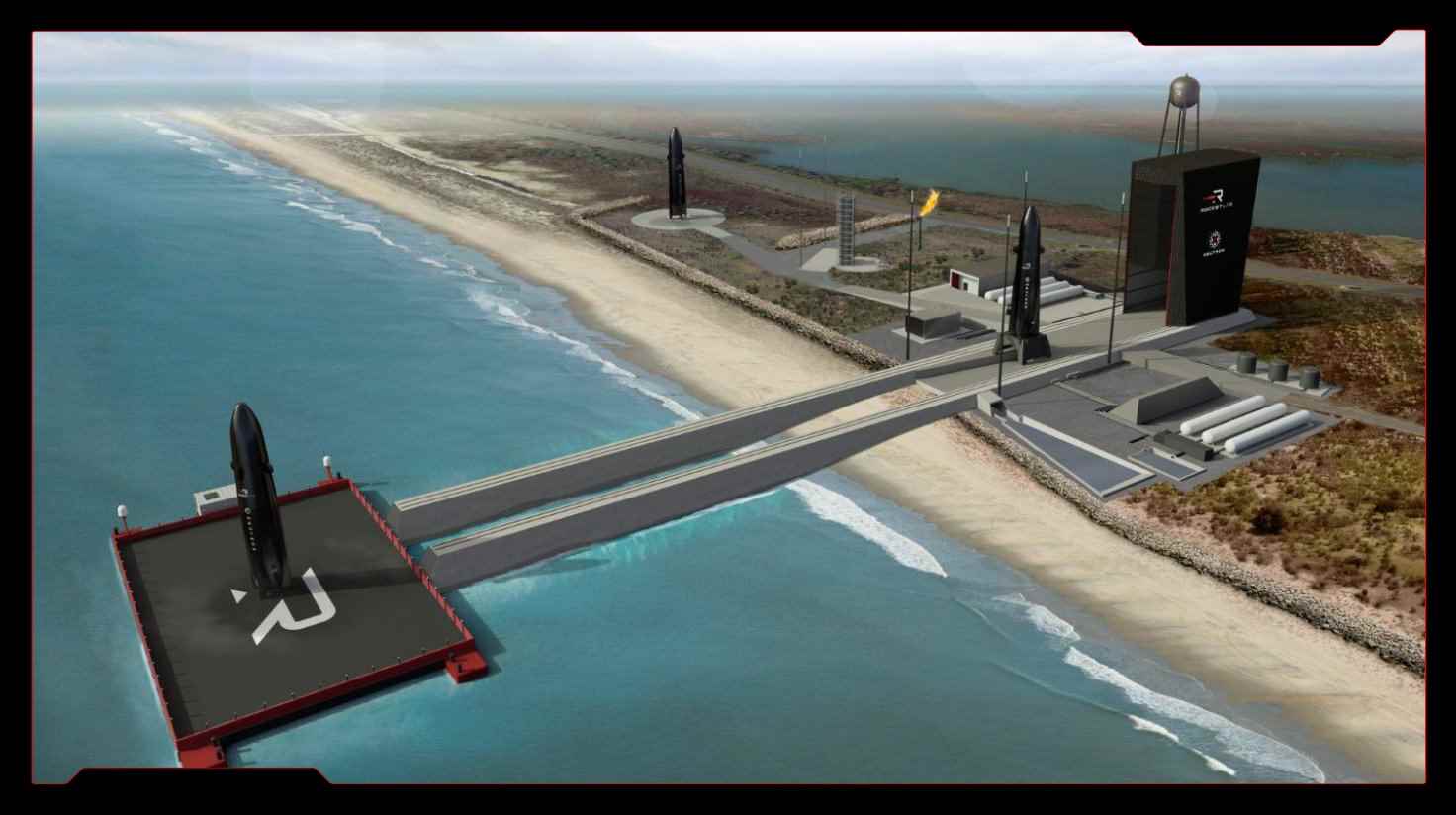 sahilde roket fırlatma tesisinin oluşturulması