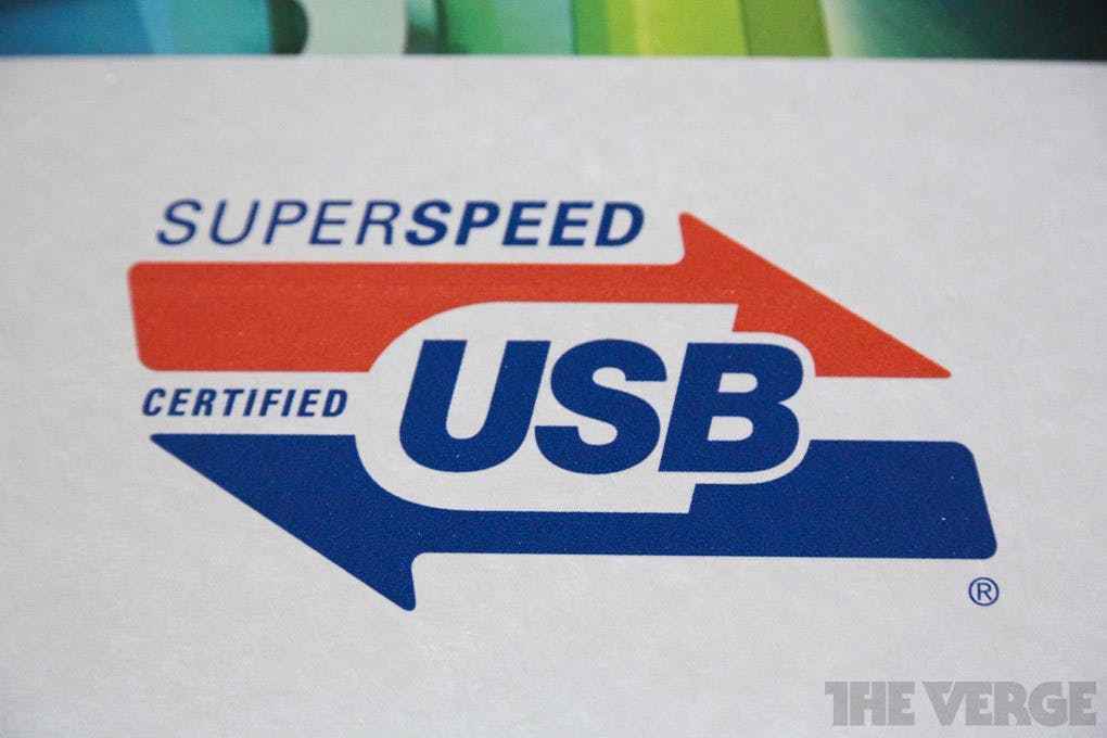 USB 3 SuperSpeed ​​logosu.