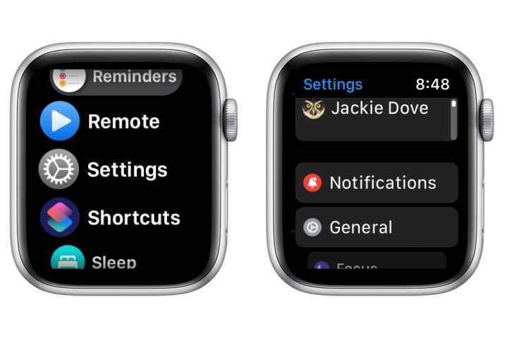 Apple Watch ayarları ve bildirimler.
