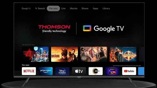 Thomson Q55H1001 QLED TV İnceleme Kullanıcı arayüzü
