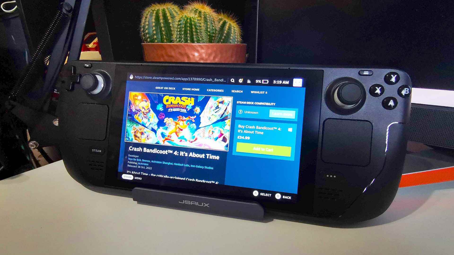 Crash Bandicoot 4 sistem gereksinimleri: Steam Deck ekranında oyun için vitrin listesi