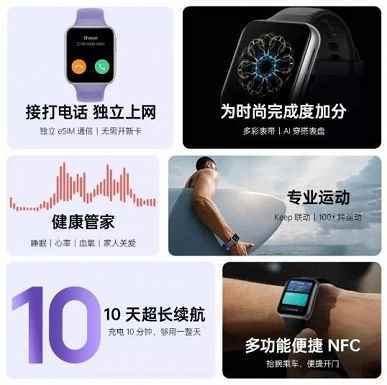 NFC, eSIM ve normal özerklik.  Oppo Watch SE akıllı saat tanıtıldı