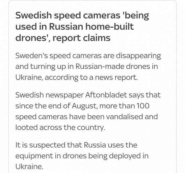 Cuma: İsveçli yetkililer Rusya'yı trafik kameralarını çalmakla suçladı