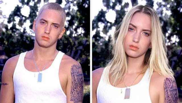Birisi ünlülerin cinsiyeti değiştirilmiş görüntülerini oluşturmak için yapay zekayı kullandı ve çok komikler - Eminem